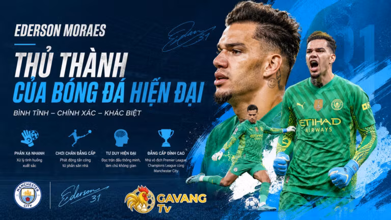 Ederson Moraes – Thủ thành của bóng đá hiện đại