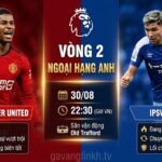 Ảnh bìa nhận định trận đấu MU vs Ipswich Town vòng 2 Ngoại hạng Anh cùng chuyên gia Gavang TV.